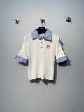 2026 SSMI Fake Two-Piece Knitted Polo Shirts