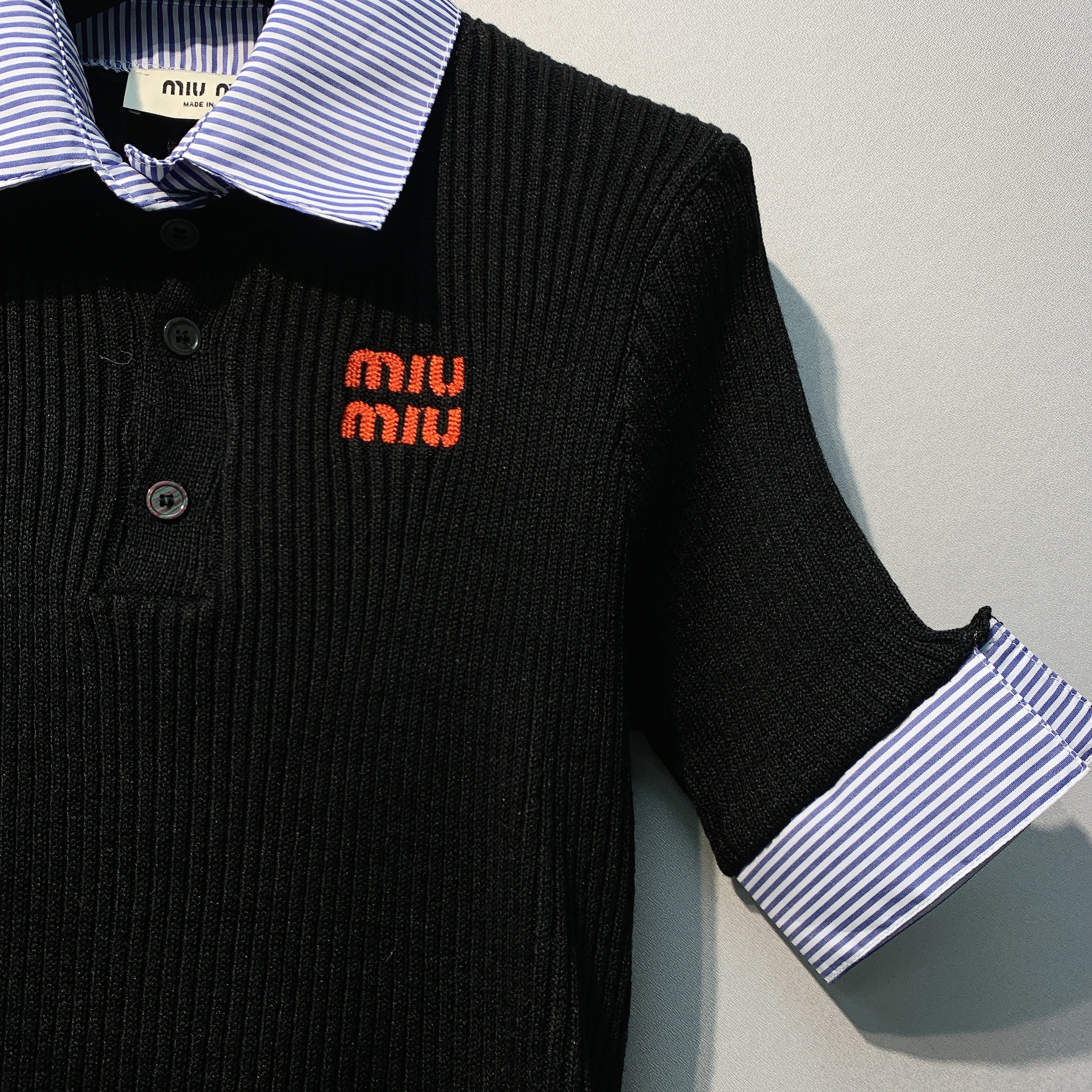 2026 SSMI Fake Two-Piece Knitted Polo Shirts