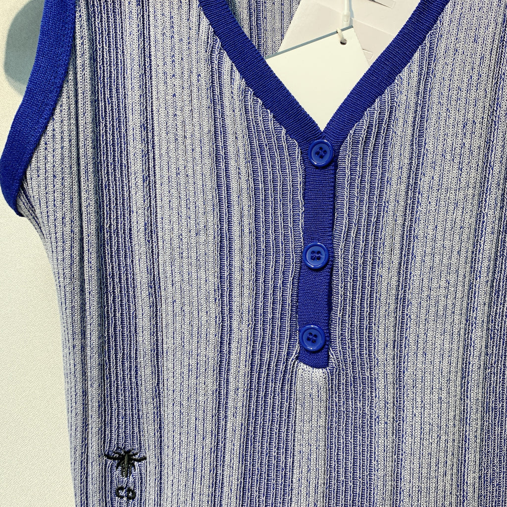 DIO 26SS Polo Blue Knitted Vest