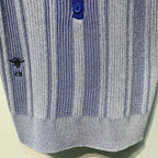 DIO 26SS Polo Blue Knitted Vest