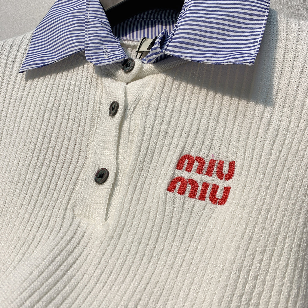 2026 SSMI Fake Two-Piece Knitted Polo Shirts