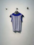 DIO 26SS Polo Blue Knitted Vest