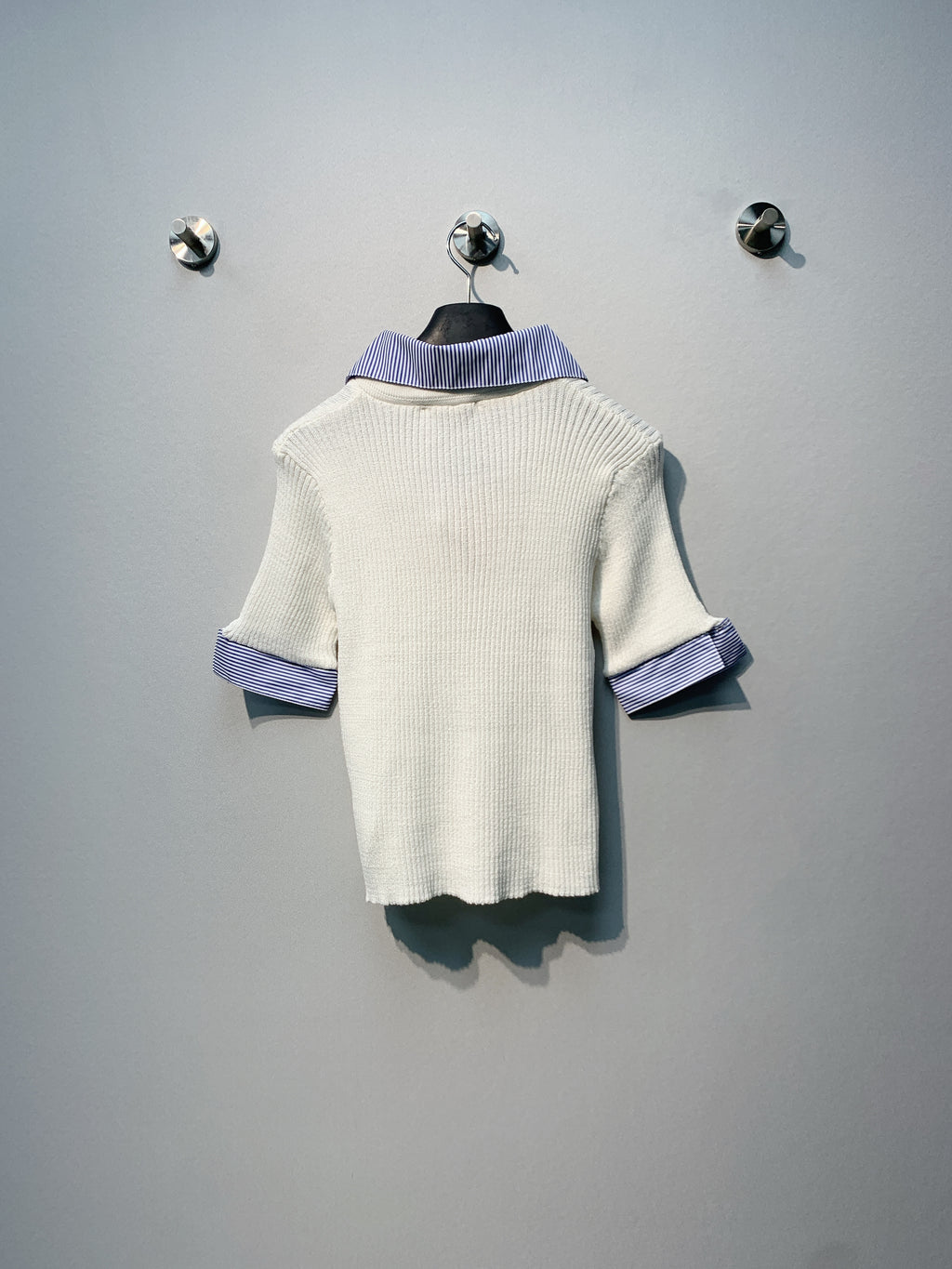 2026 SSMI Fake Two-Piece Knitted Polo Shirts